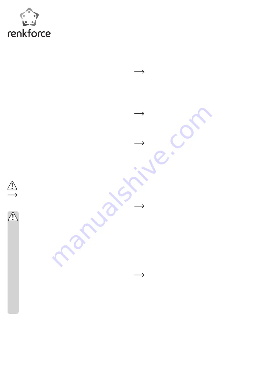 Renkforce RS2W Operating Instructions Manual Download Page 5