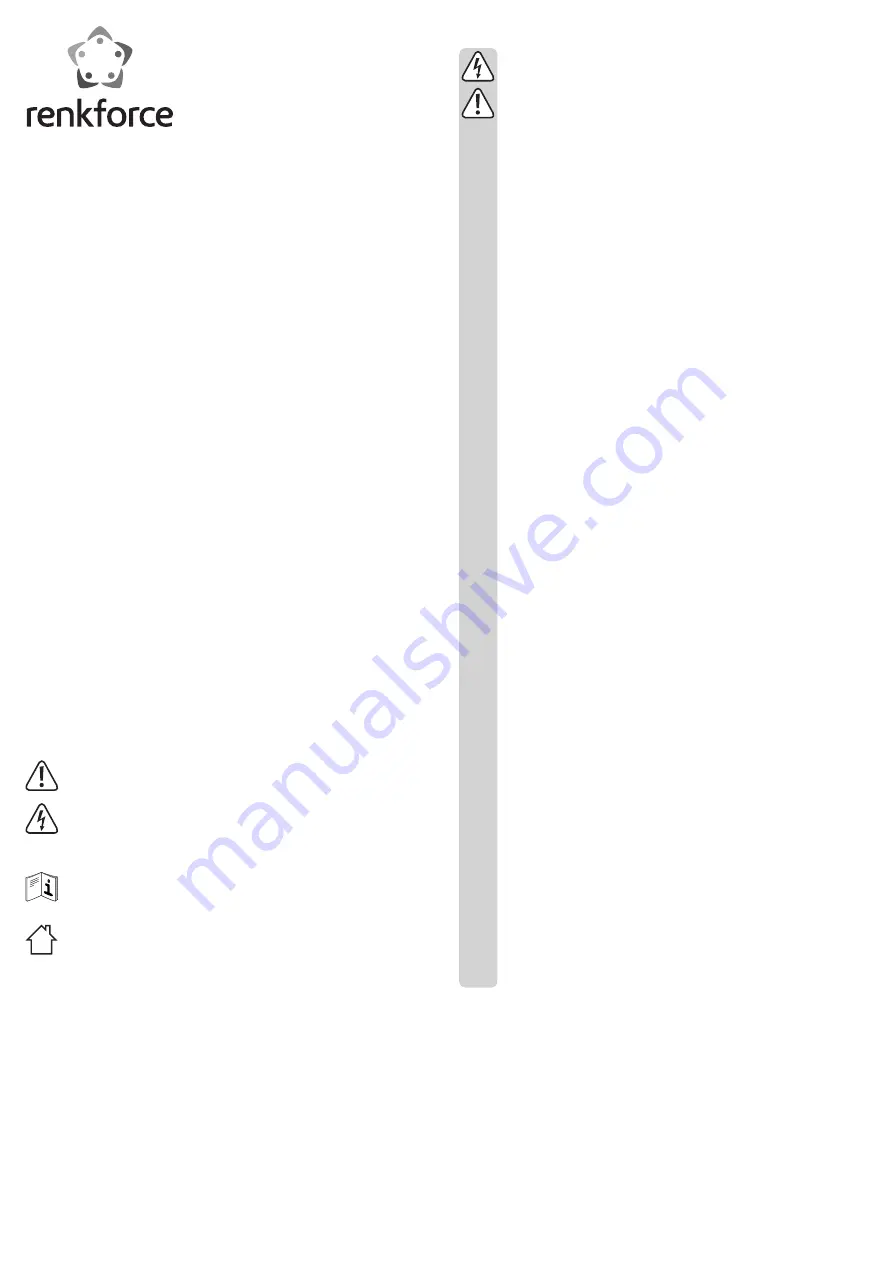 Renkforce TM-SL-M1 Operating Instructions Manual Download Page 5