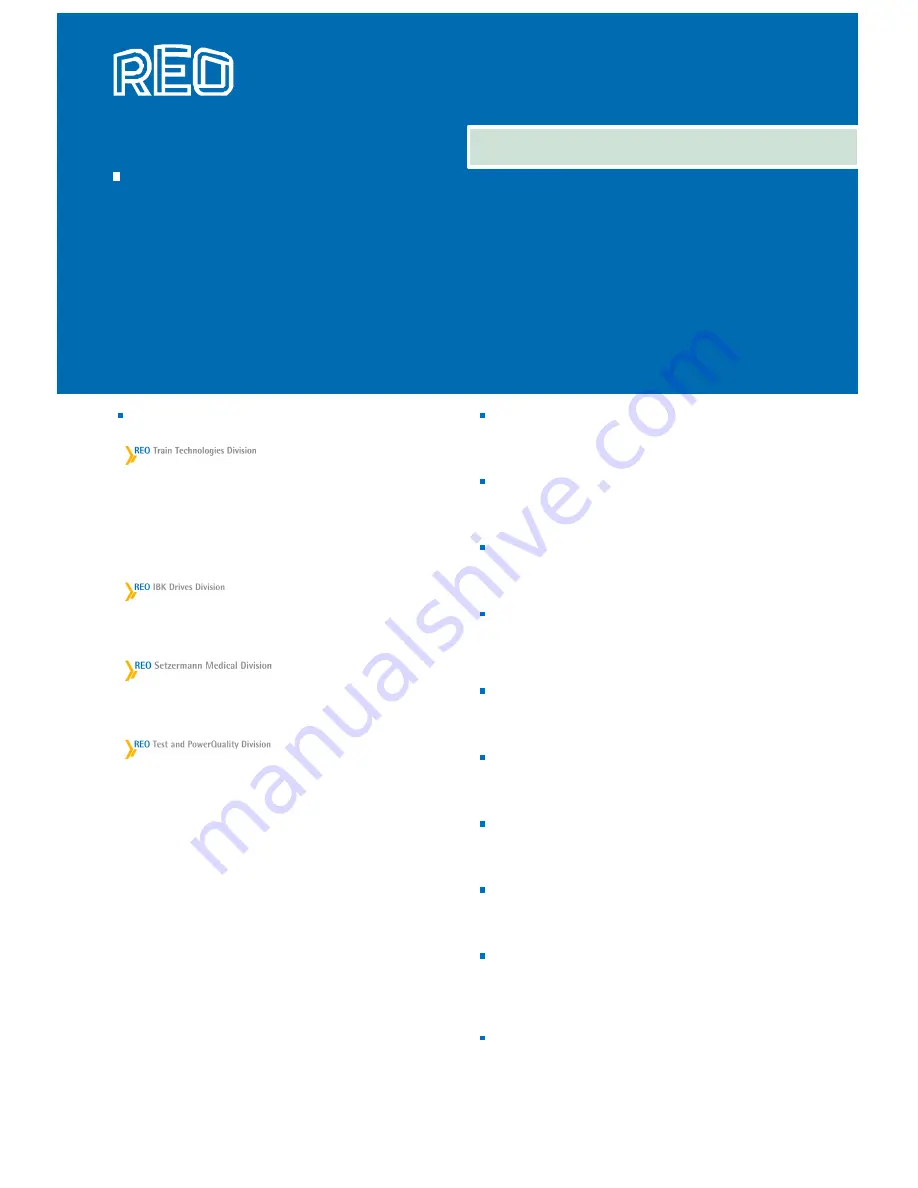 Reo Elektronik REOTRON MDW 700 Operating Instructions Manual Download Page 28