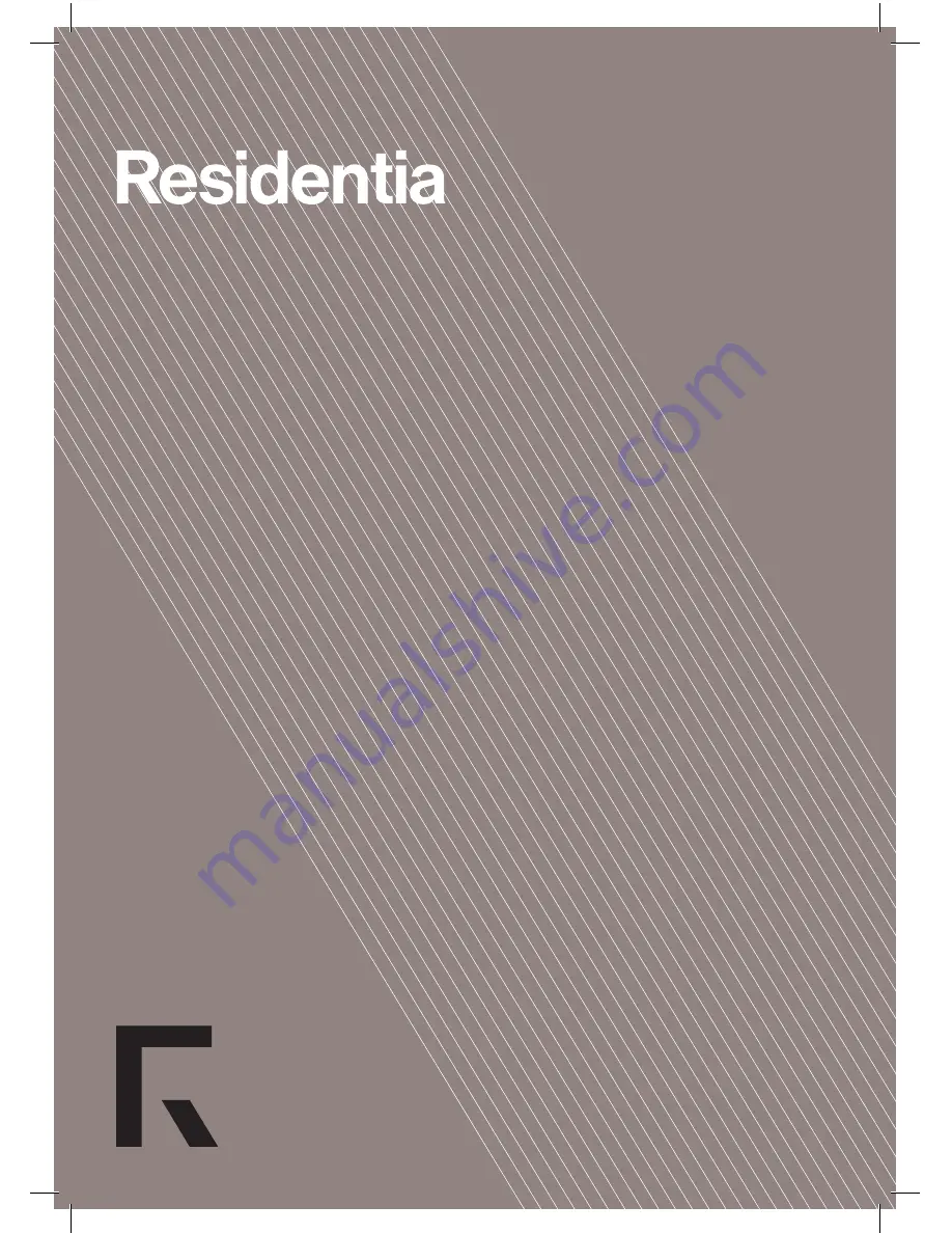 Residentia RU9EEB User Manual Download Page 1