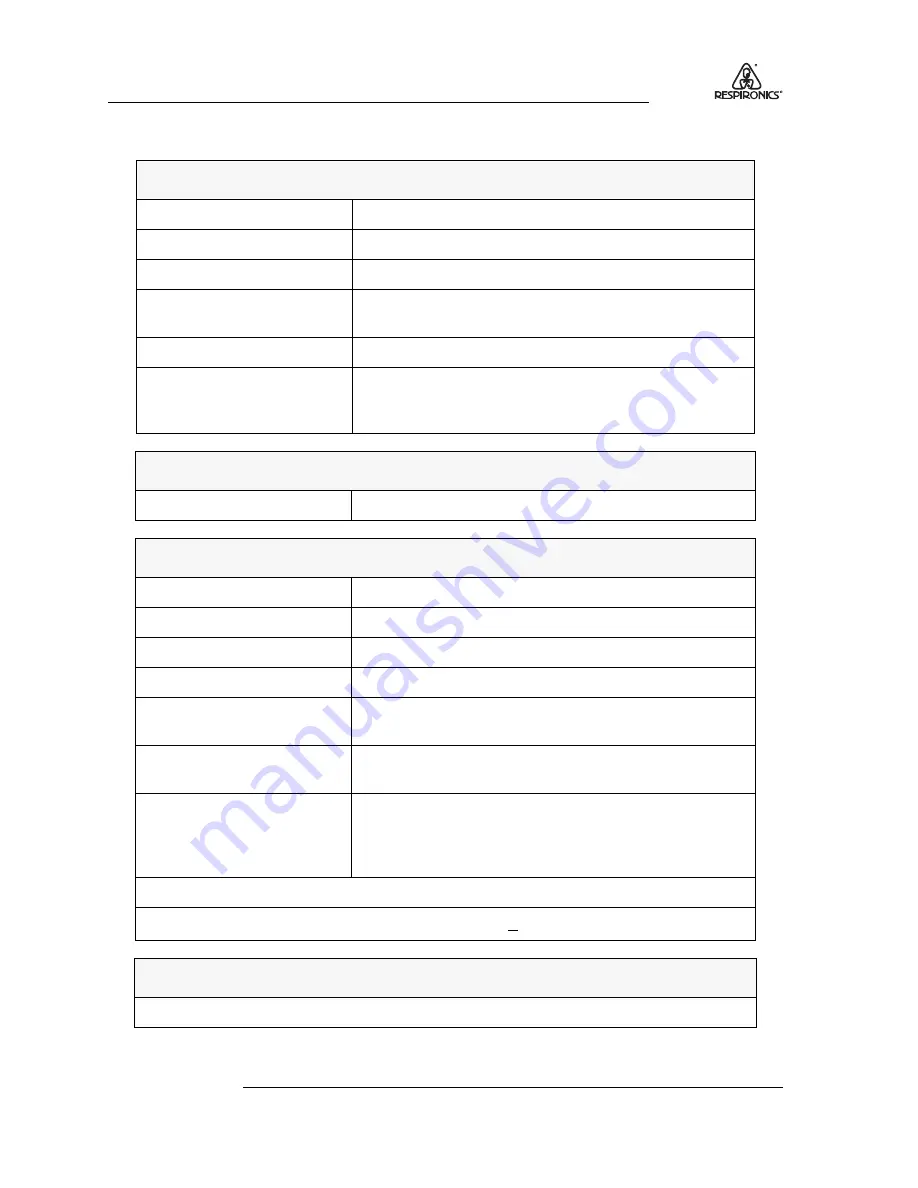 Respironics BiPAP Synchrony Service And Technical Reference Manual Download Page 17