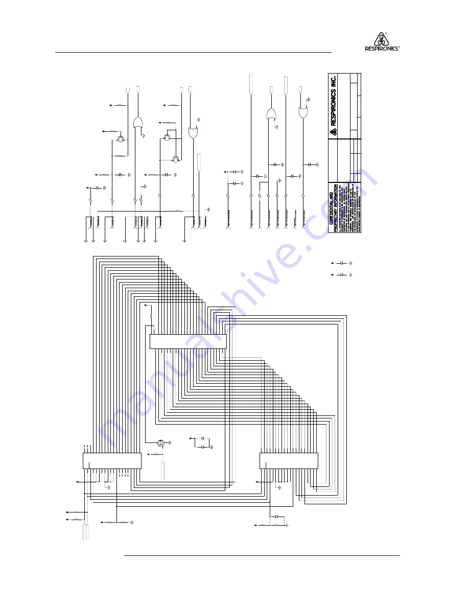 Respironics BiPAP Synchrony Service And Technical Reference Manual Download Page 147