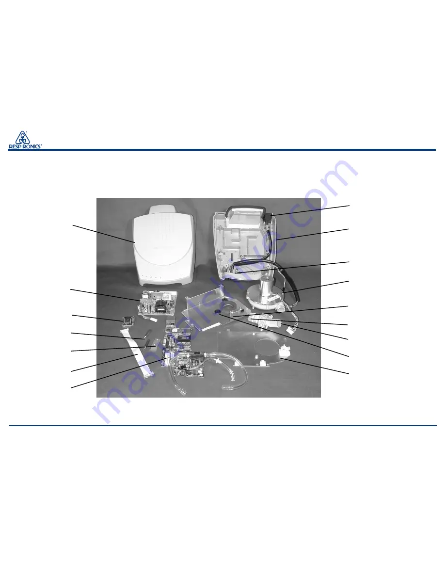 Respironics Tranquility Quest Plus Service Manual Download Page 22