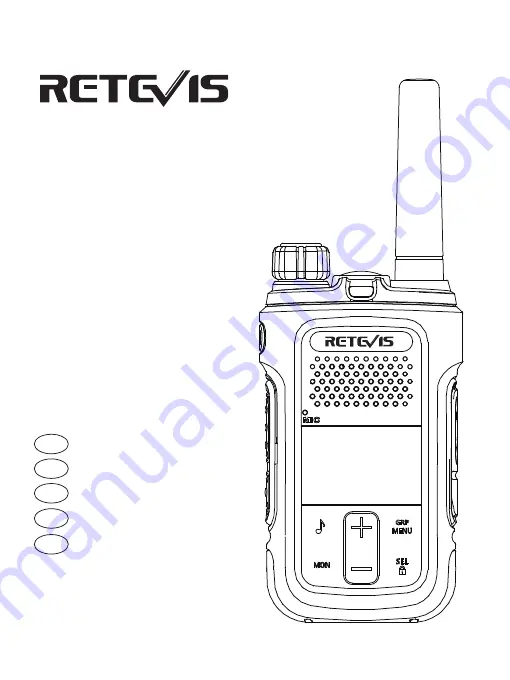 Retevis RB627B Скачать руководство пользователя страница 1