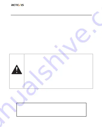 Retevis RT622 User Manual Download Page 2