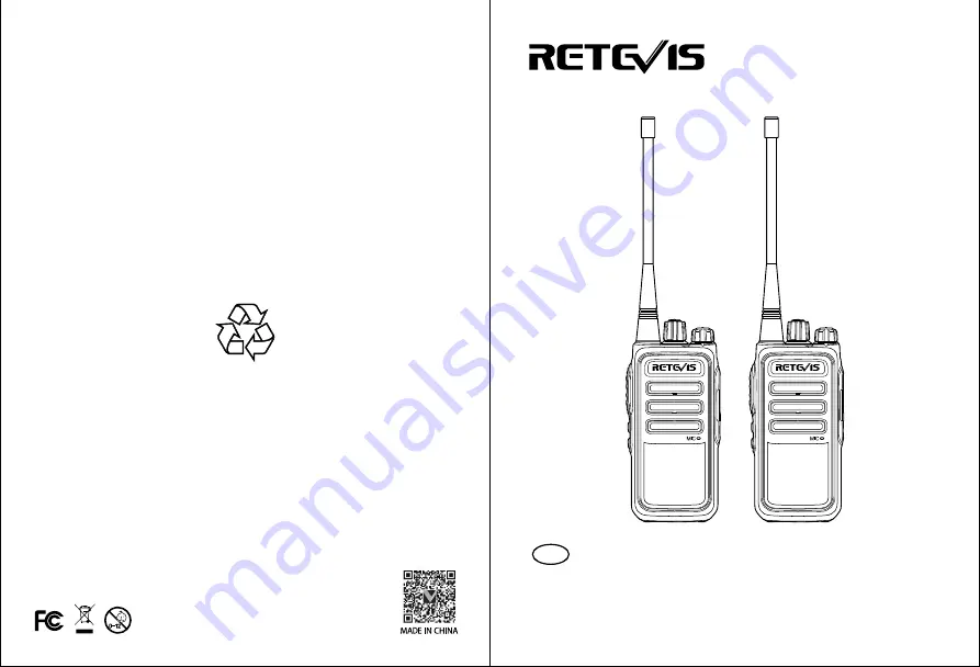 Retevis RT66 User Manual Download Page 1