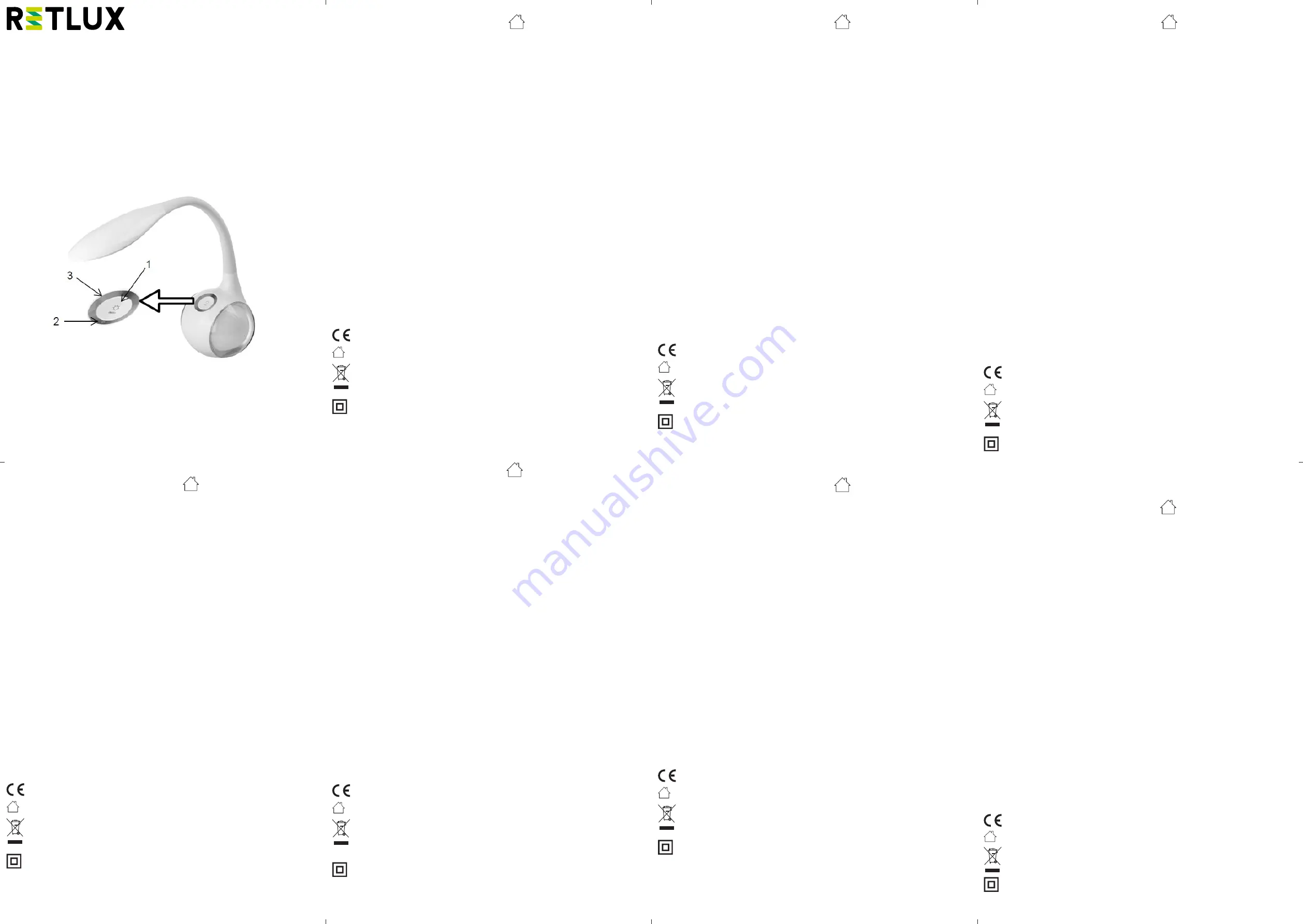 Retlux RTL 202 Operating Manual Download Page 1