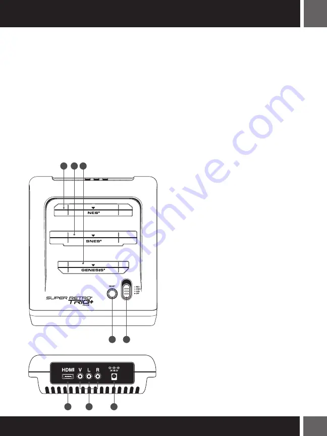 Retro-Bit SUPER RETRO TRIO+ Instruction Manual Download Page 17