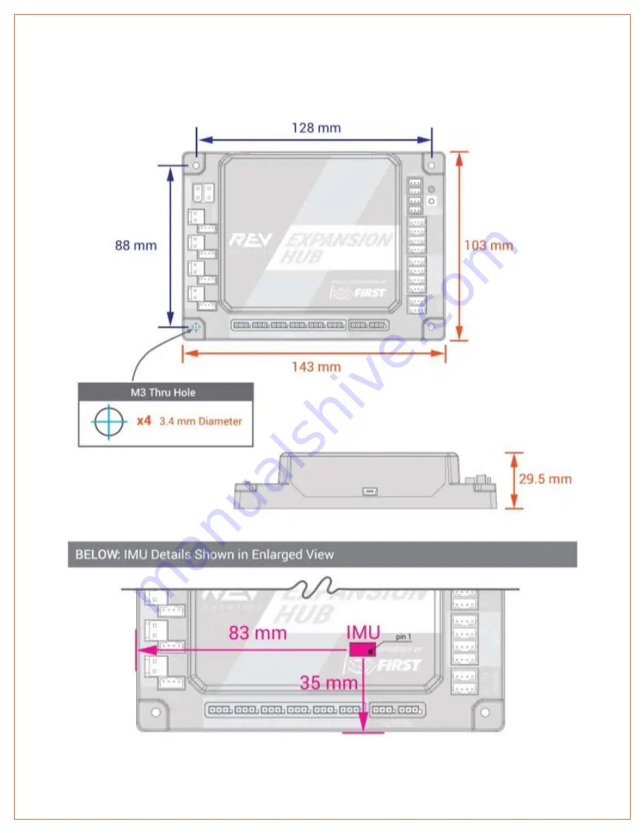 REV Robotics Expansion Hub Manual Download Page 24