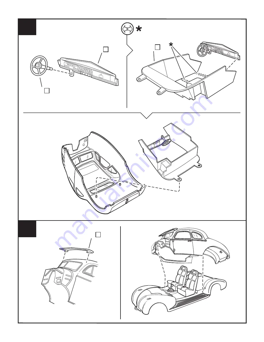 REVELL '39 CHEVY COUPE STREET ROD Assembly Manual Download Page 8