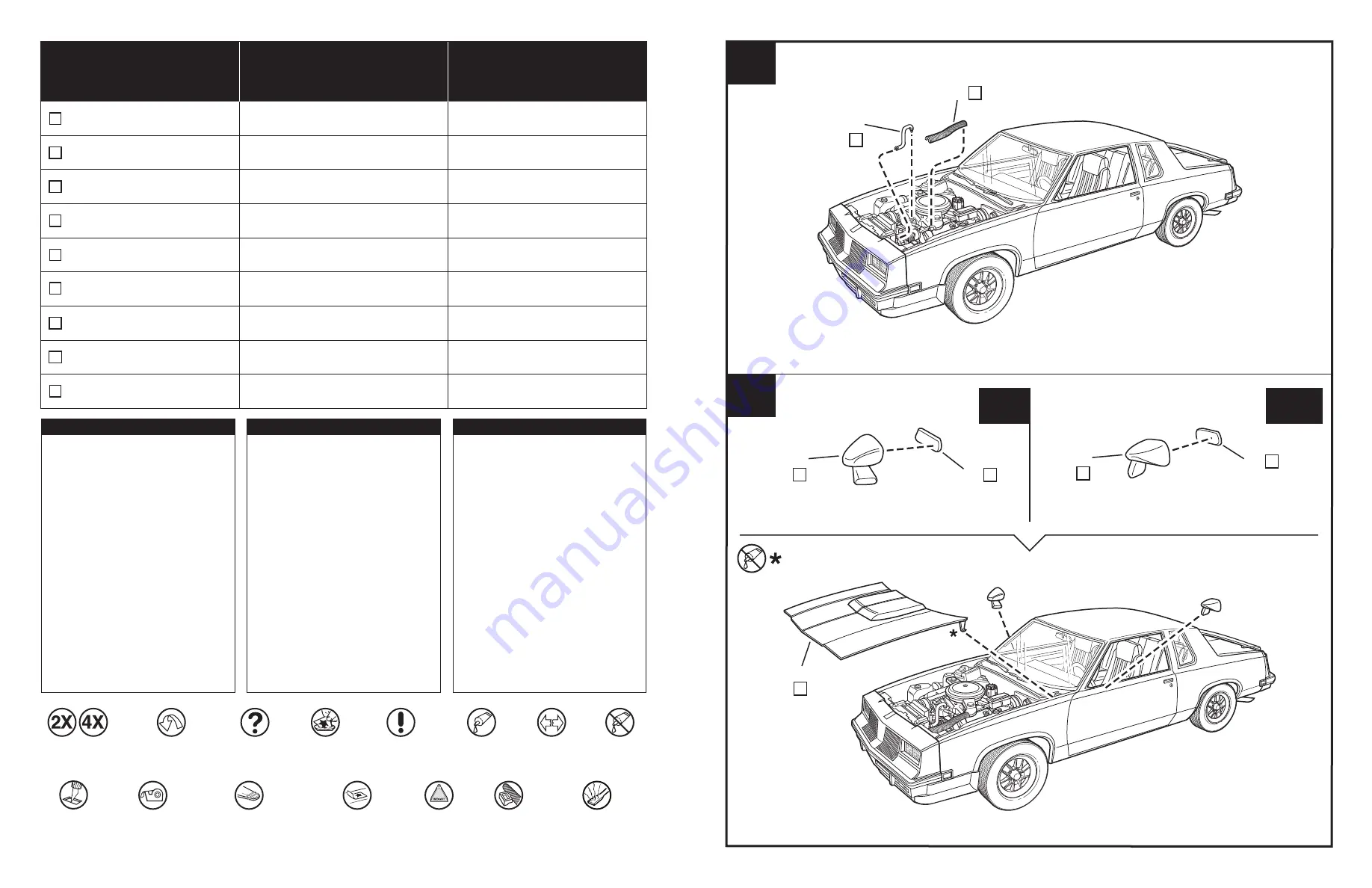 REVELL 83 HURST OLDSMOBILE Series Скачать руководство пользователя страница 11