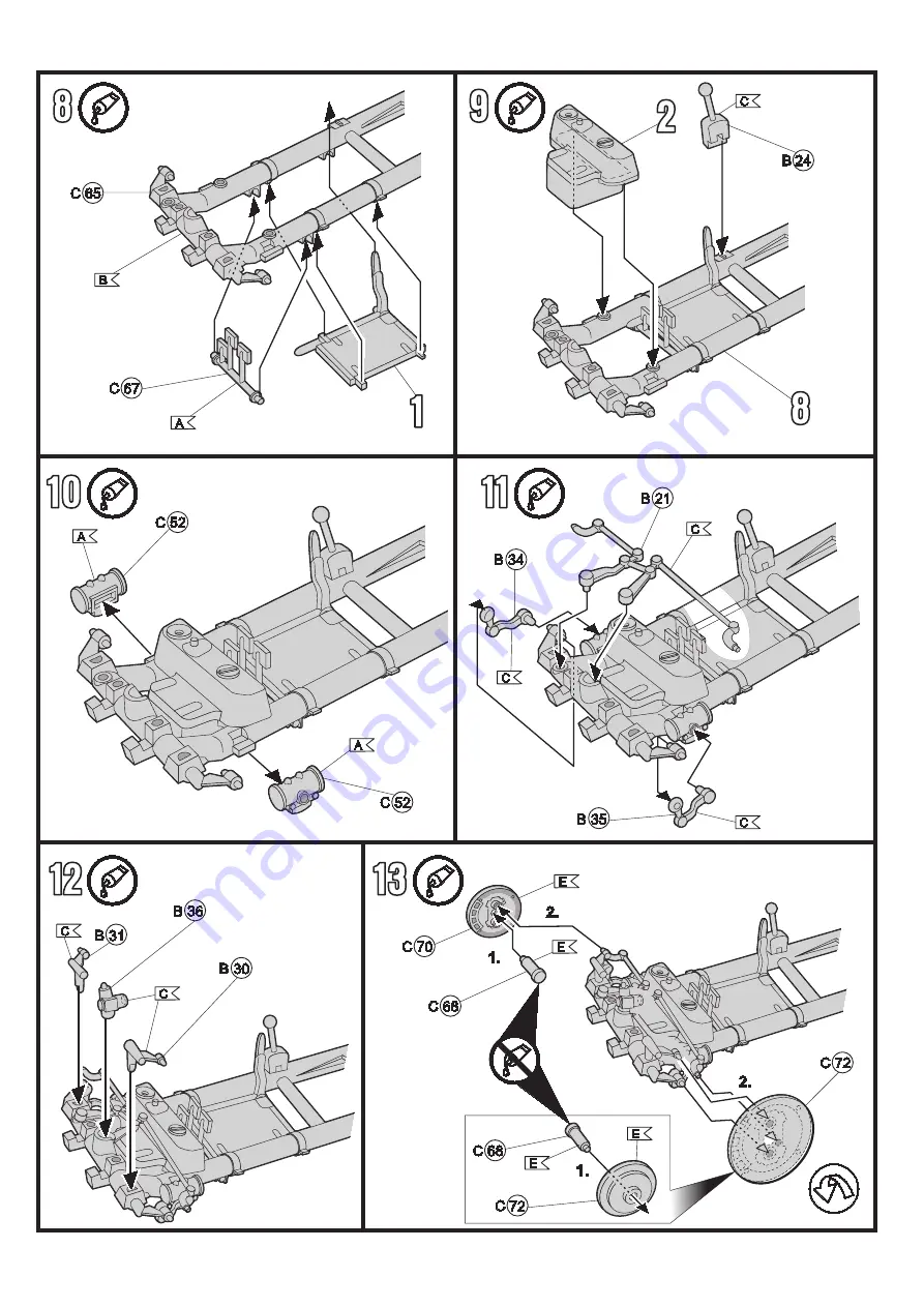 REVELL Auto Union Type D Assembly Manual Download Page 7