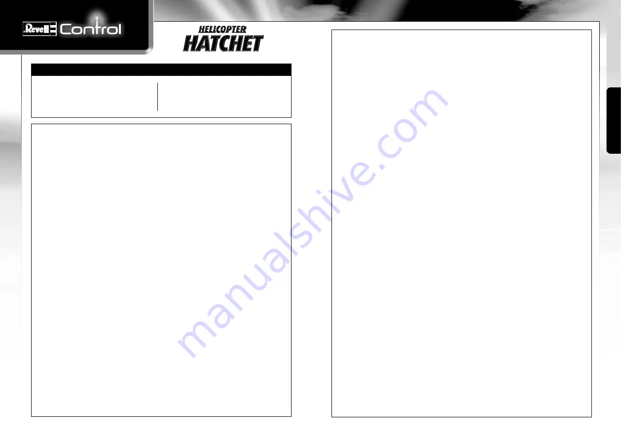 REVELL Control HATCHET User Manual Download Page 7