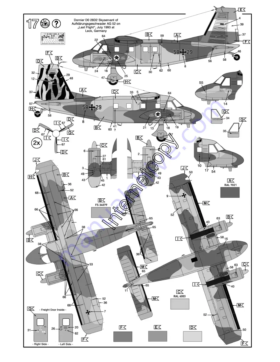 REVELL Dornier Do-28 D-2 SKYSERVANT Скачать руководство пользователя страница 7