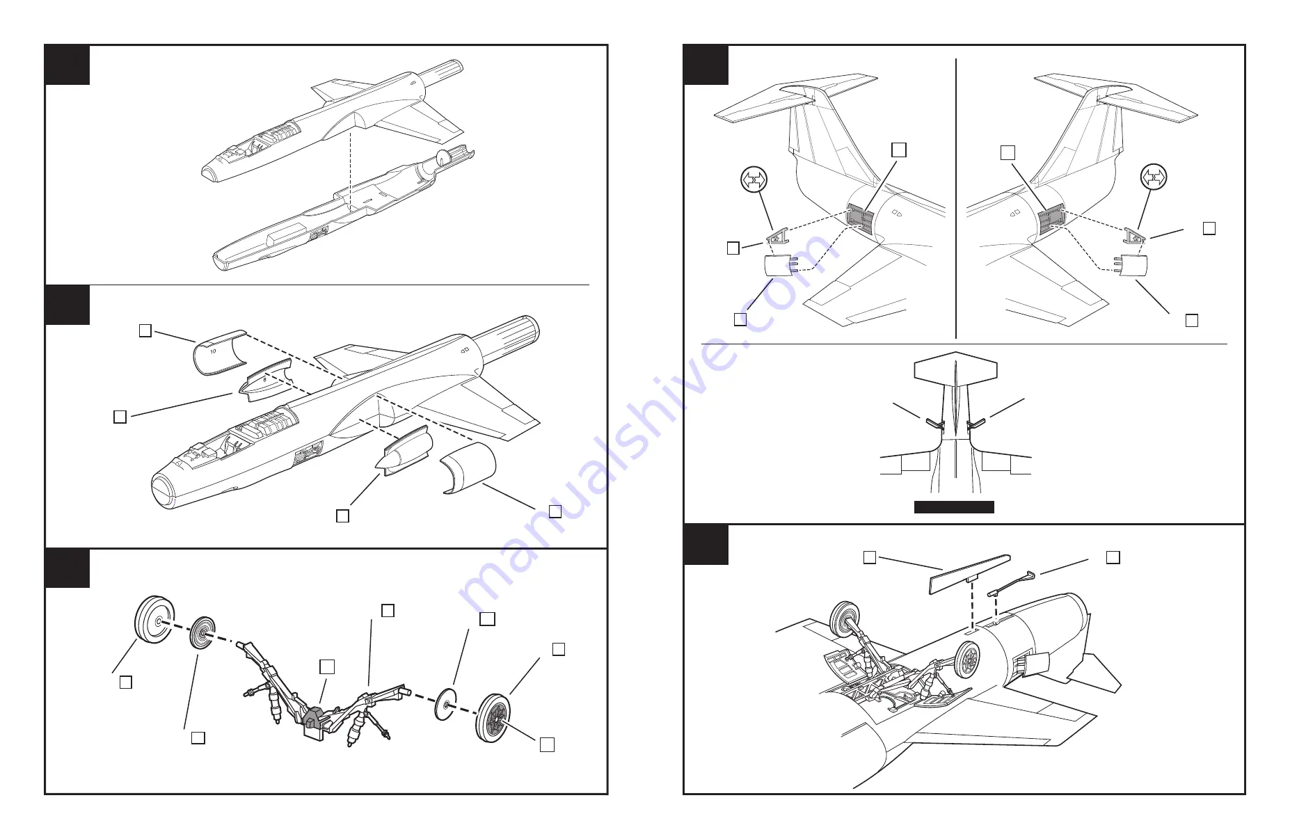 REVELL F-104 G Starfighter Manual Download Page 6