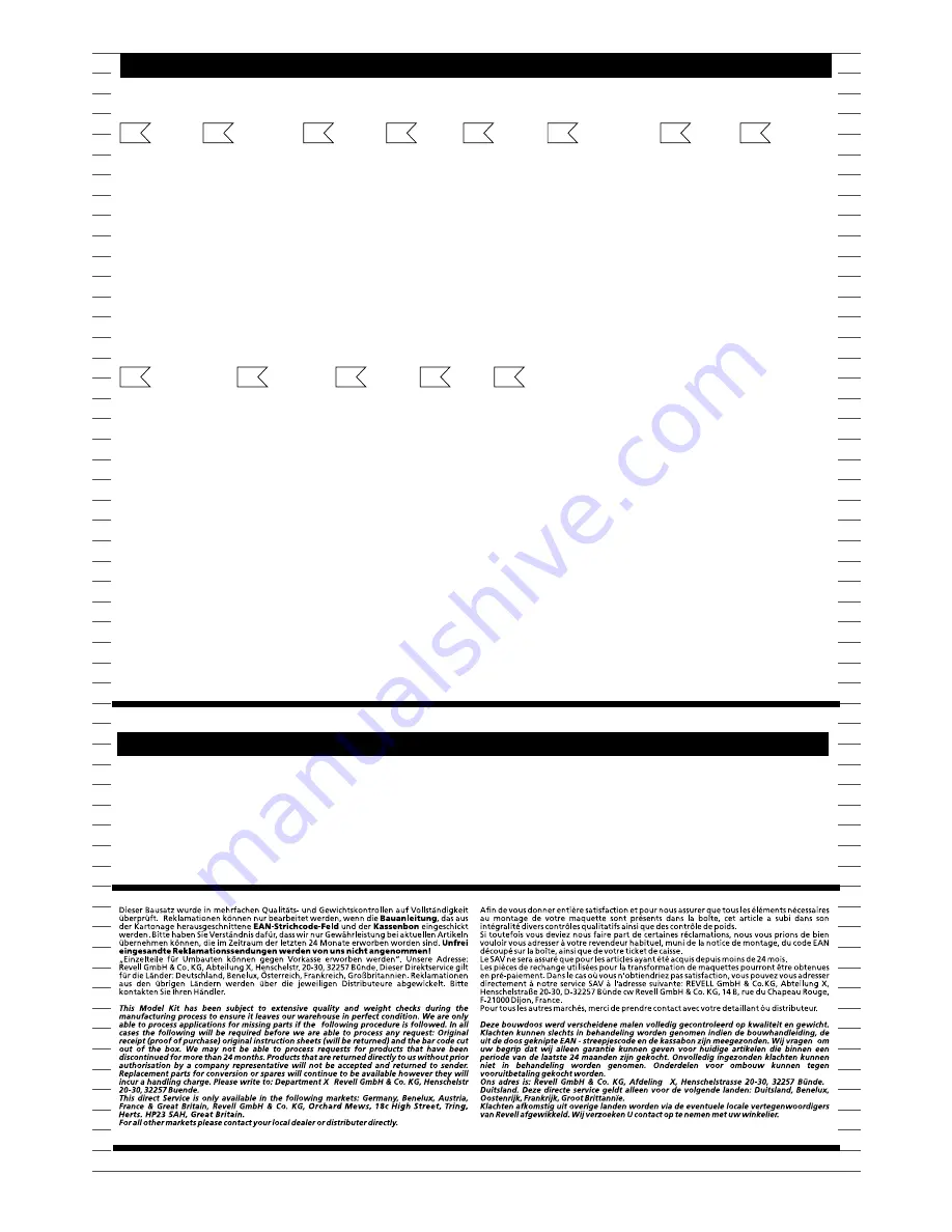 REVELL Ferrari 512 TR Assembly Instructions Manual Download Page 4