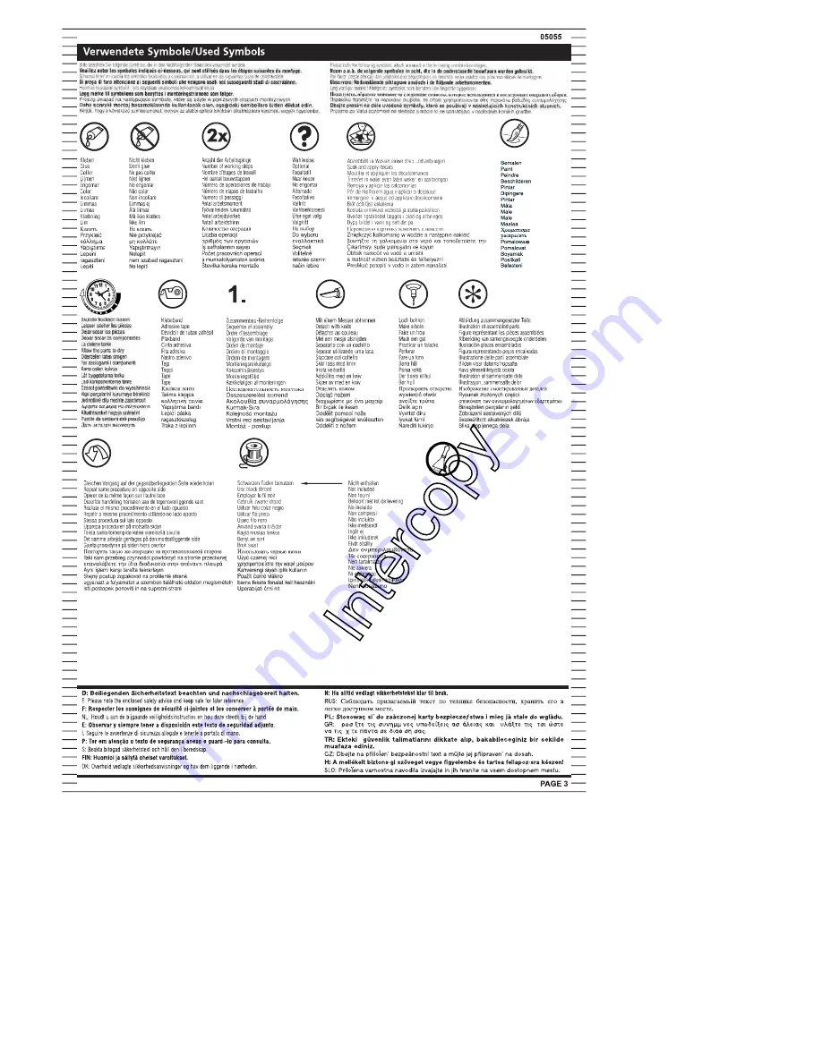 REVELL Graf Zeppelin Assembly Manual Download Page 3