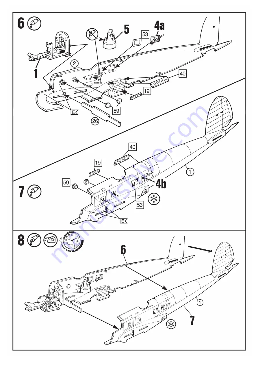 REVELL ICONS OF AVIATION BATTLE OF BRITAIN Gift Set Assembly Manual Download Page 18