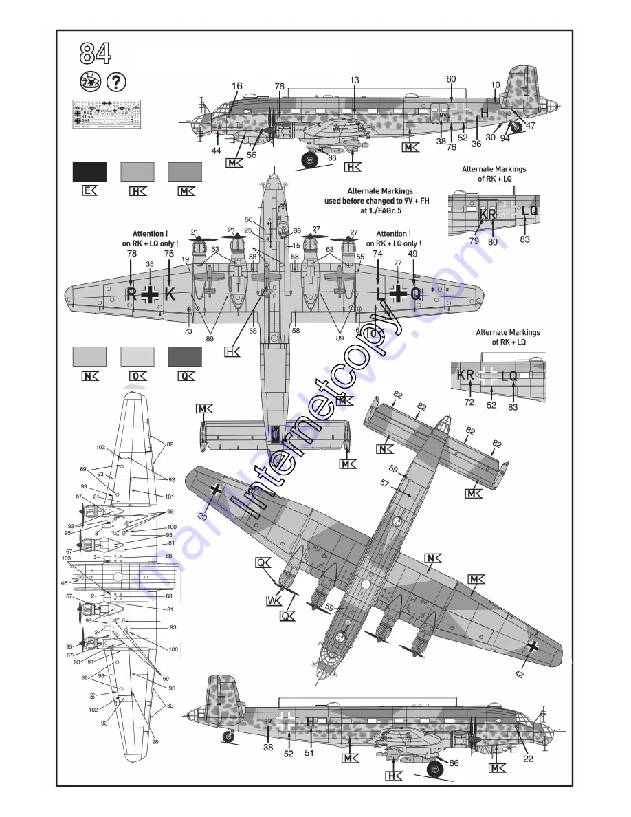 REVELL Junkers Ju 290 A-7 