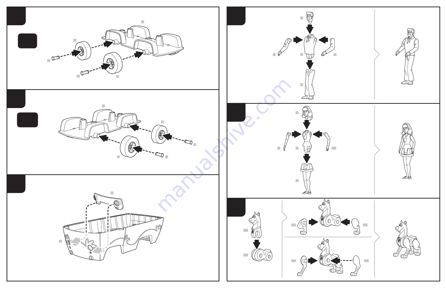 REVELL SnapTite SCOOBY-DOO! The Mystery Machine Manual Download Page 2