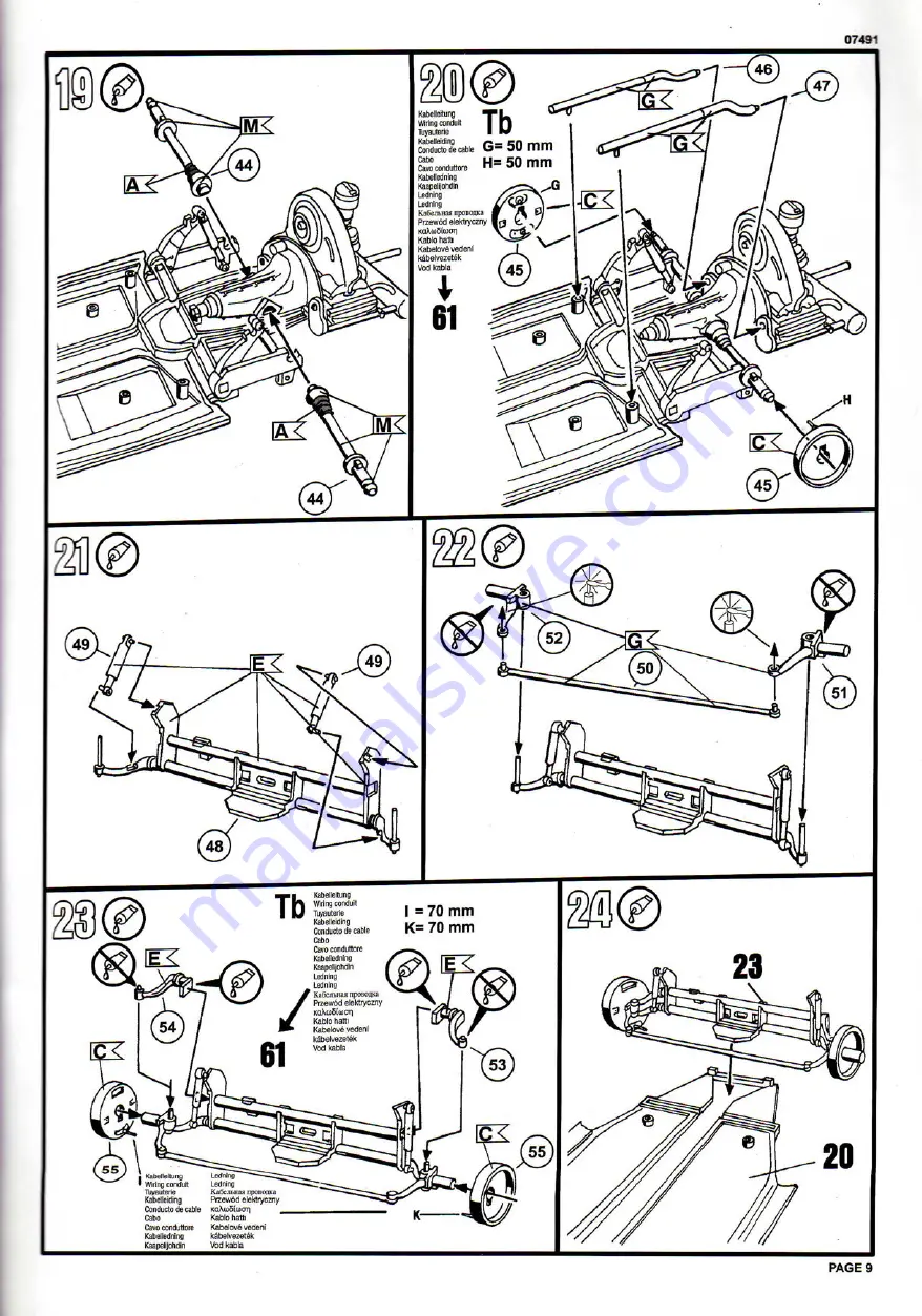 REVELL VW Karmann Ghia Coupe Manual Download Page 9