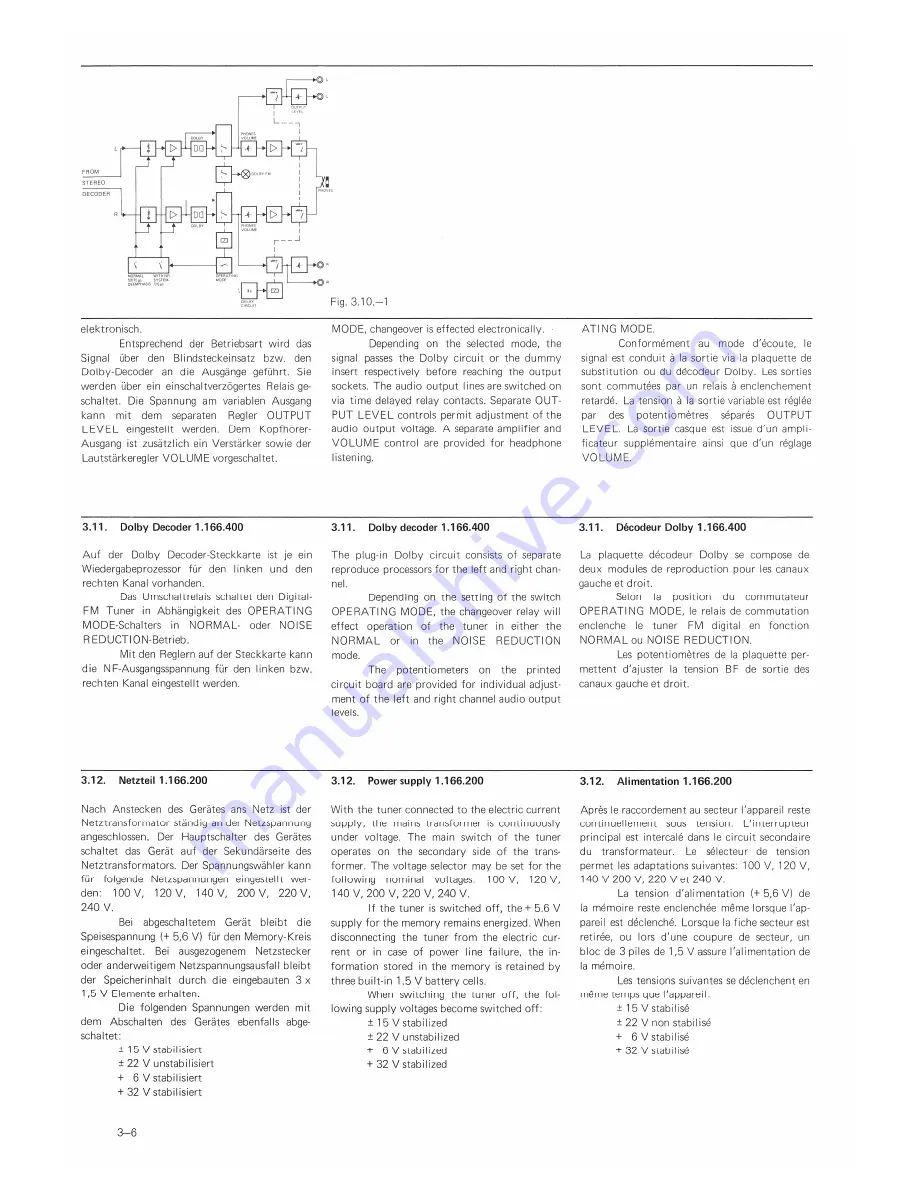 Revox B760 Service Manual Download Page 22