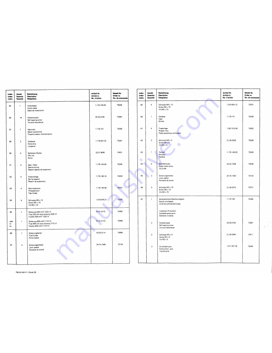 Revox B790 Service Manual Download Page 61