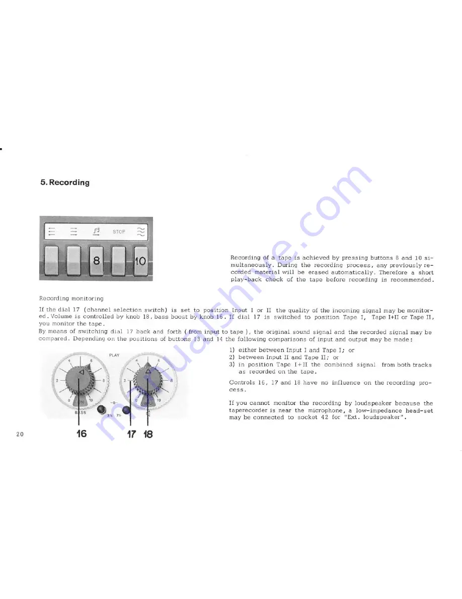 Revox G 36 Instruction Manual Download Page 21