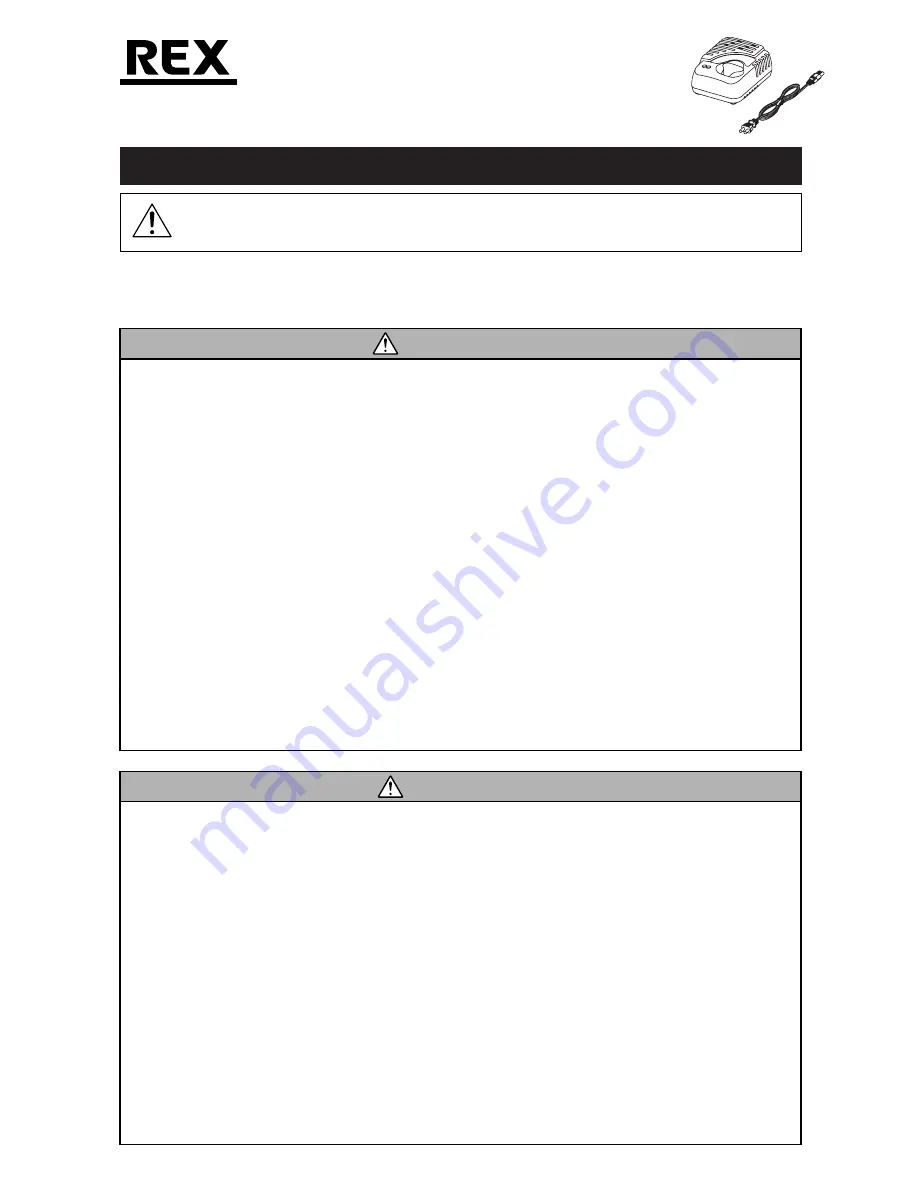 REX RF20SC Operation Manual Download Page 1