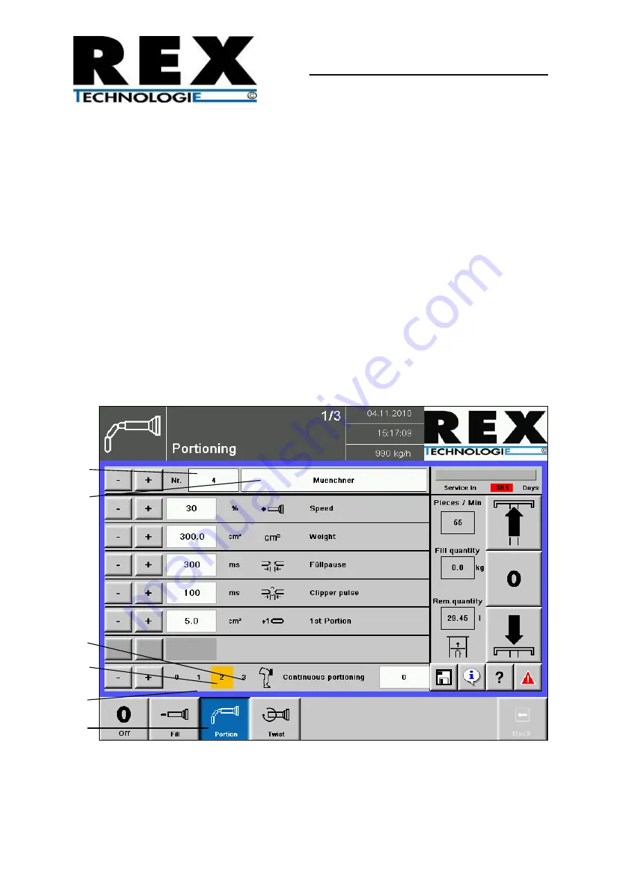 REX RKF 130 Скачать руководство пользователя страница 61