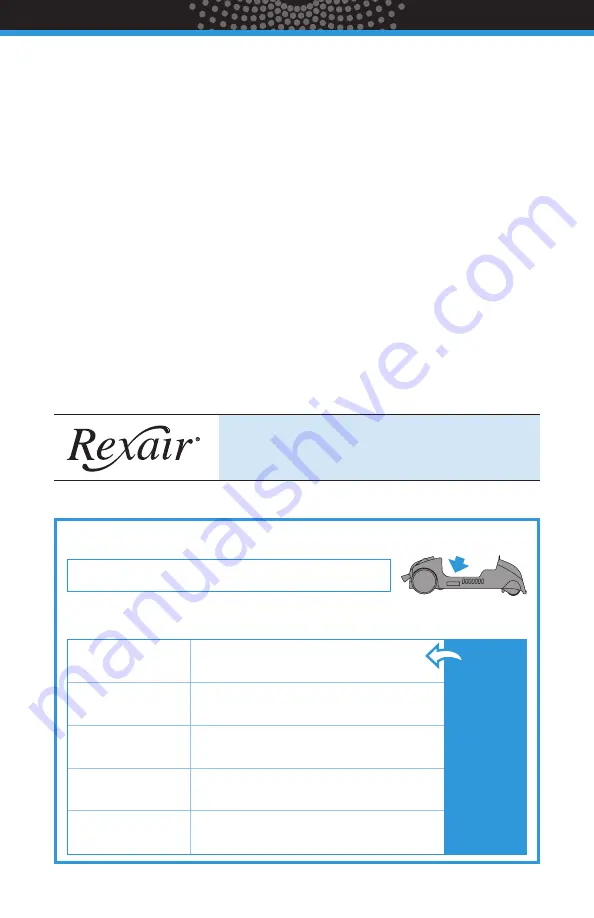 Rexair AquaMate Скачать руководство пользователя страница 2