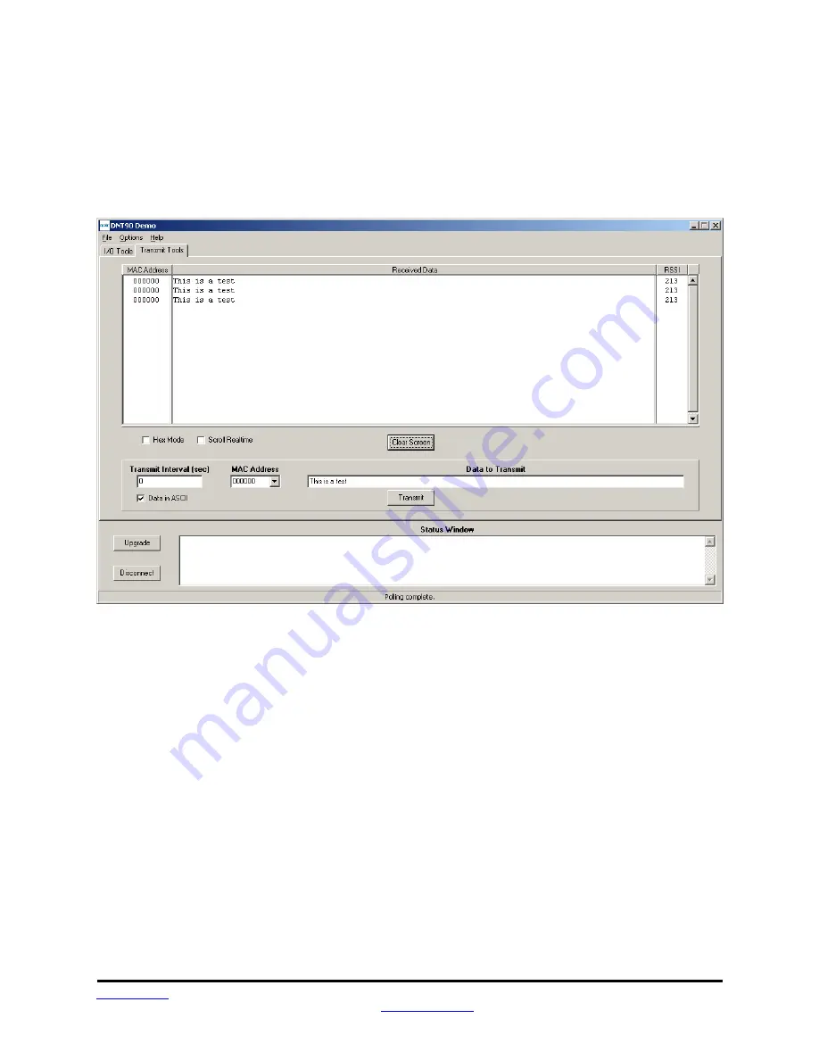 RFM DNT90 Series Integration Manual Download Page 65