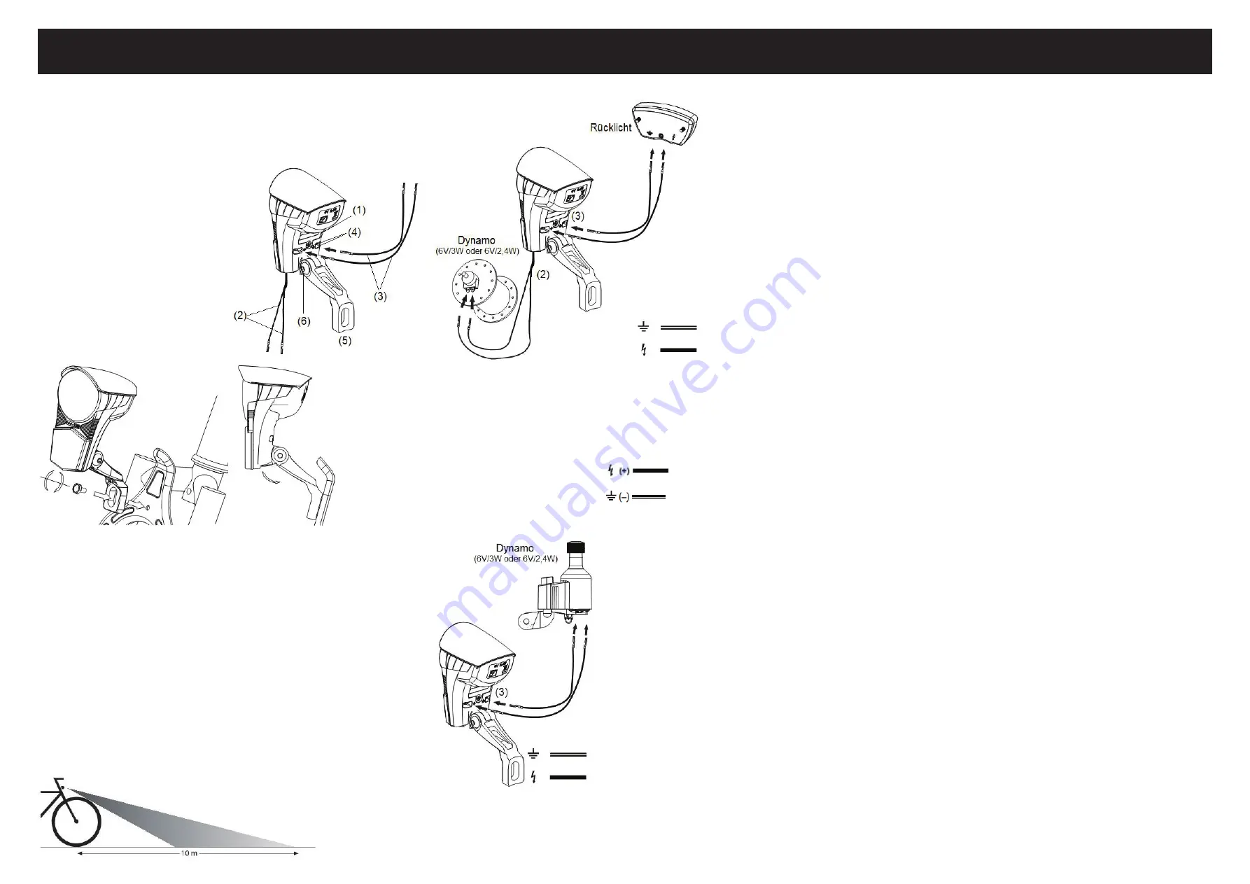 RFR Dynamo TOUR 12 Safety-, Mounting- And Instruction Manual Download Page 1