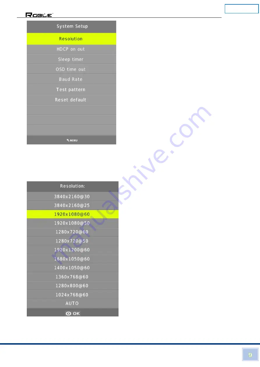 RGBLE MHD-51M User Manual Download Page 10