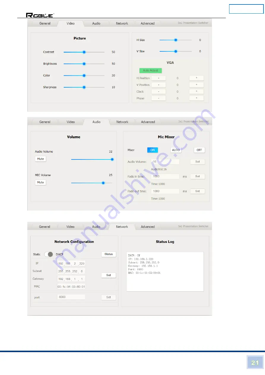 RGBLE MHD-51M User Manual Download Page 22