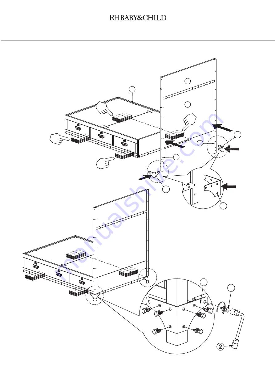 RH Baby&child 178 - 1/2 Assembly Instructions Manual Download Page 9