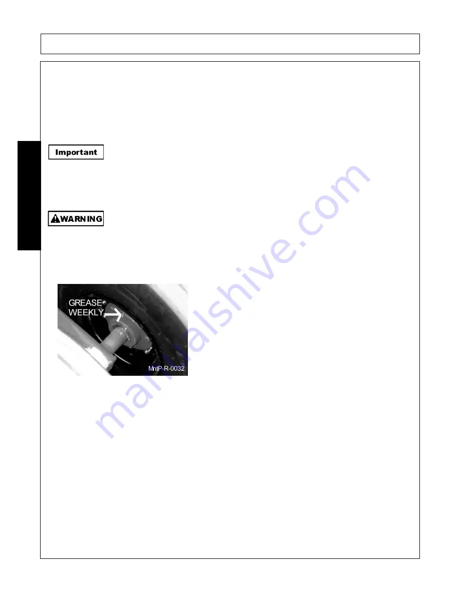 RHINO FR162 Operator'S Manual Download Page 170