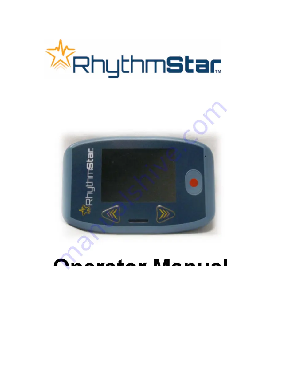 RhythMedix RhythmStar Скачать руководство пользователя страница 1