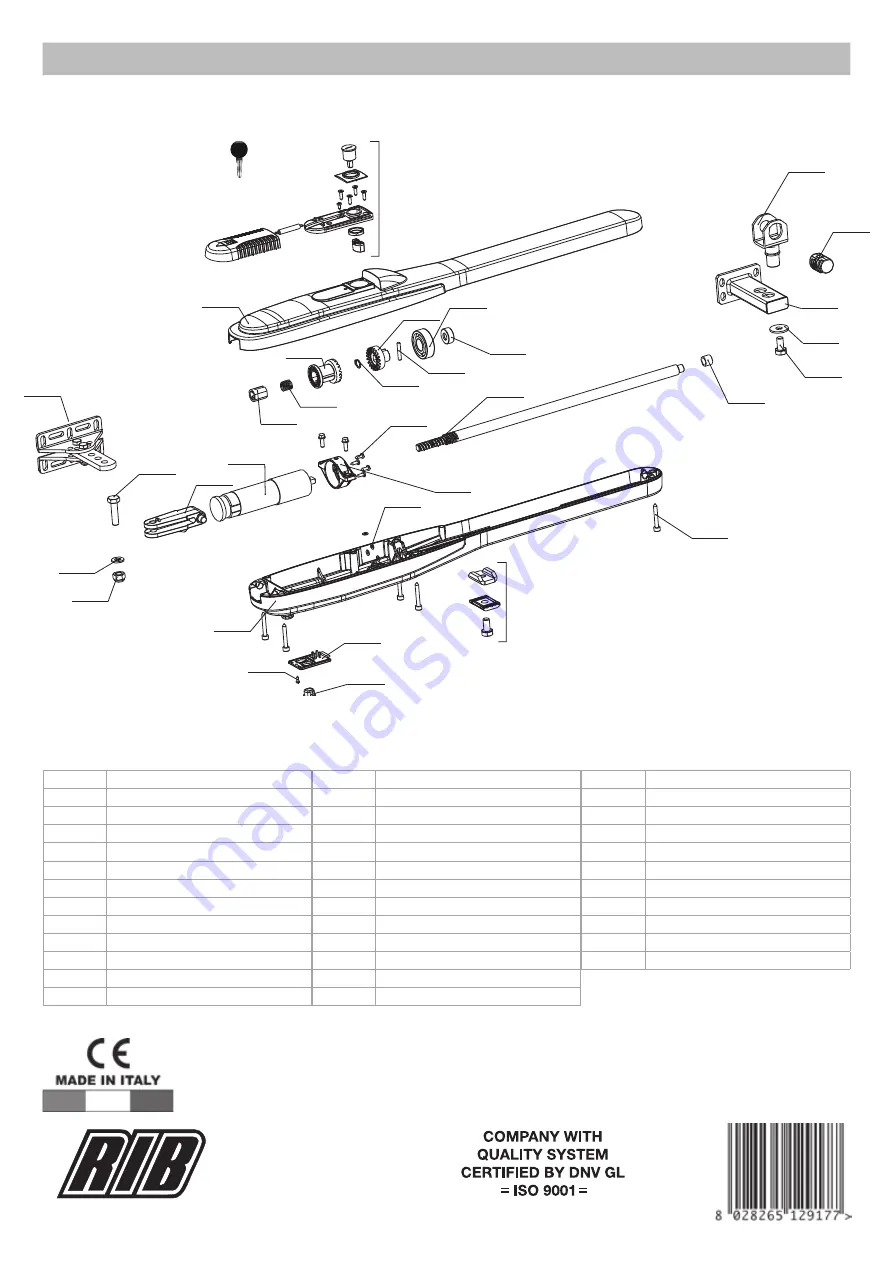 RIB AD00732 Important Safety Instructions For The Installation Download Page 60