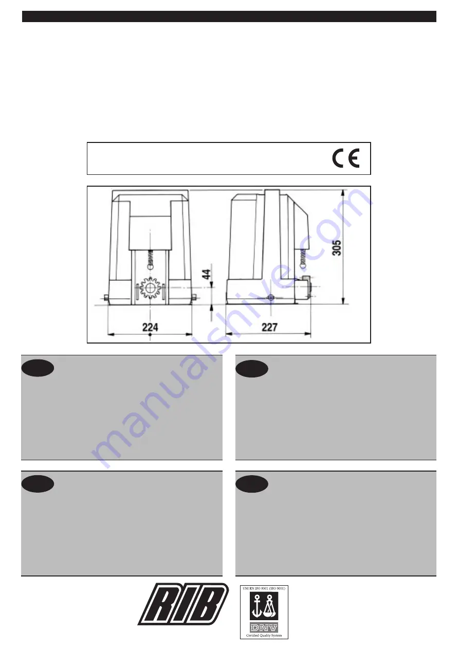 RIB K5 Operating And Installation Instructions Download Page 1