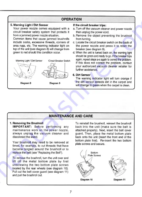 Riccar 1800 Owner'S Manual Download Page 6