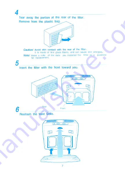 Riccar ECOPURE ECOP2 Owner'S Manual Download Page 7