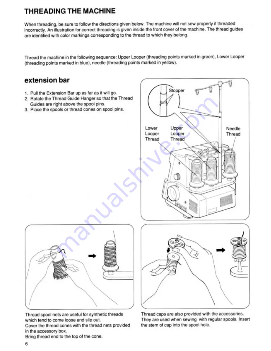 Riccar Lock RL 603 Instruction Manual Download Page 8