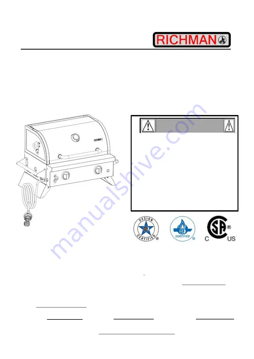 Richman 966690 Manual Download Page 1