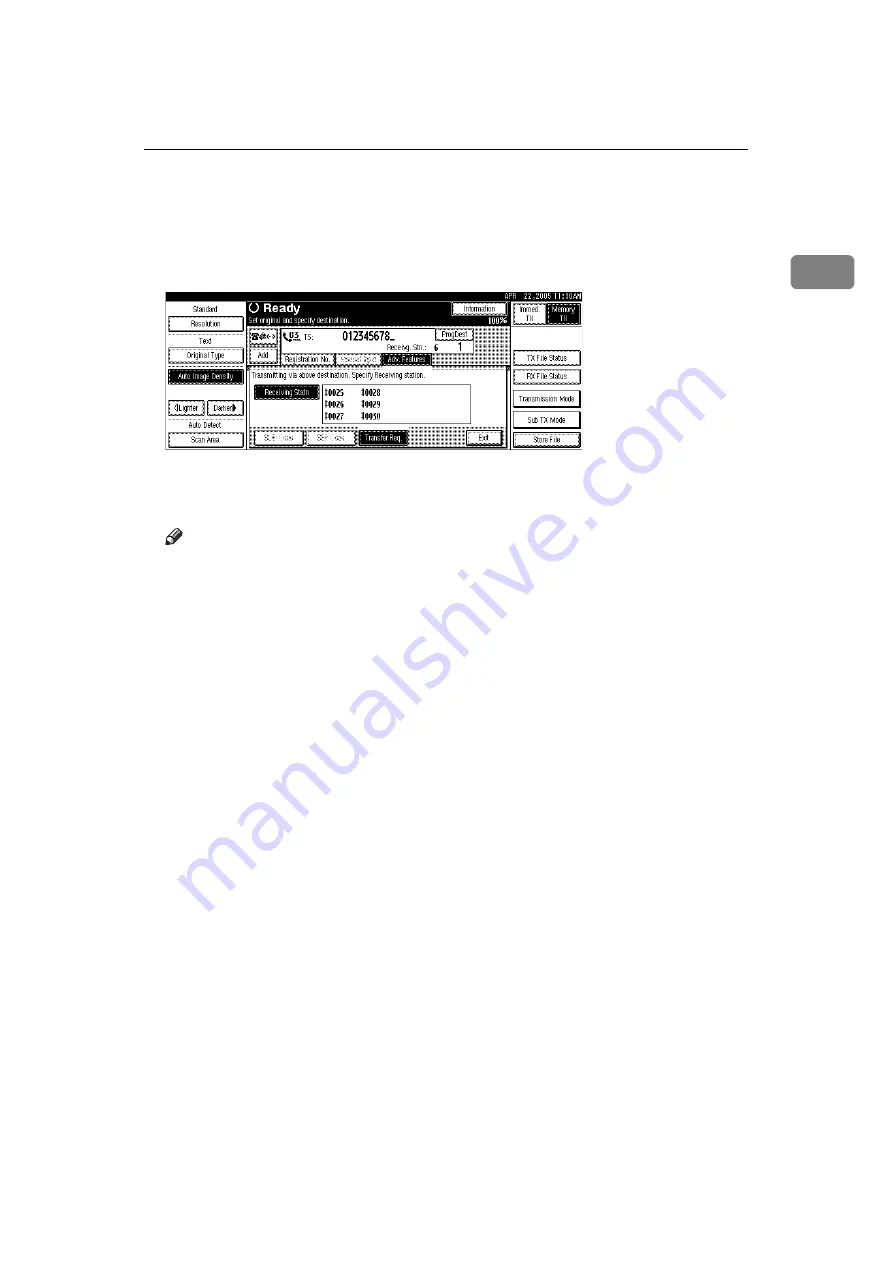 Ricoh 3500SP Facsimile Reference Manual Download Page 111