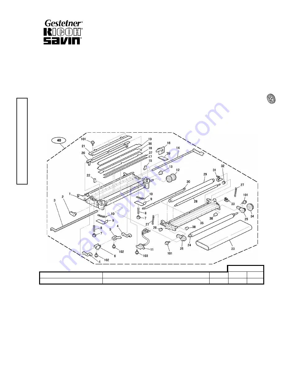 Ricoh A230 Service Manual Download Page 1084