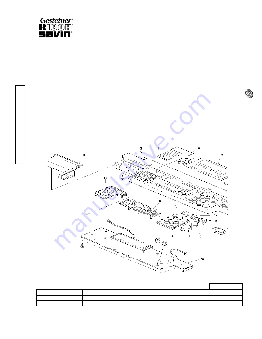 Ricoh A230 Service Manual Download Page 1123