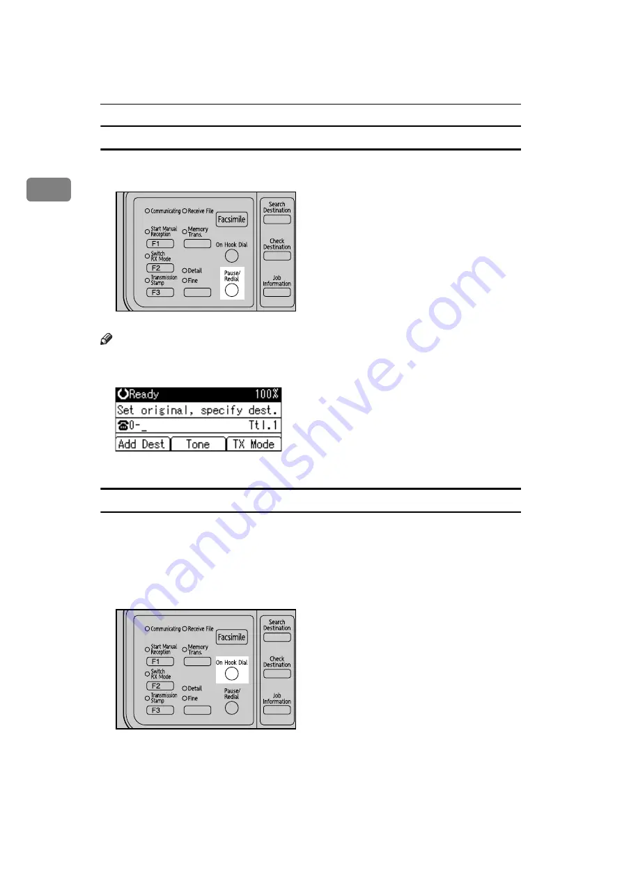 Ricoh Aficio 1027 Facsimile Reference Manual Download Page 54