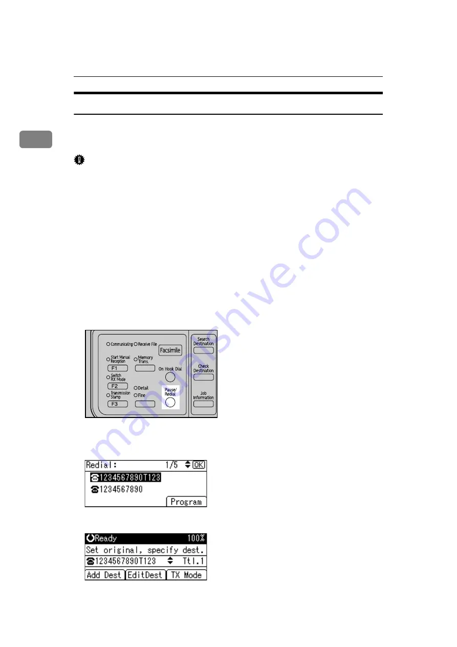 Ricoh Aficio 1027 Facsimile Reference Manual Download Page 68