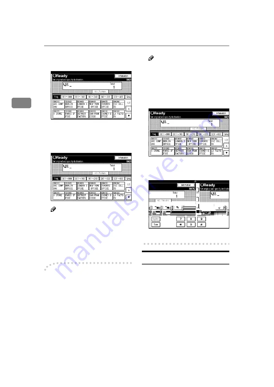 Ricoh Aficio 1045 Series Fax Manual Download Page 54